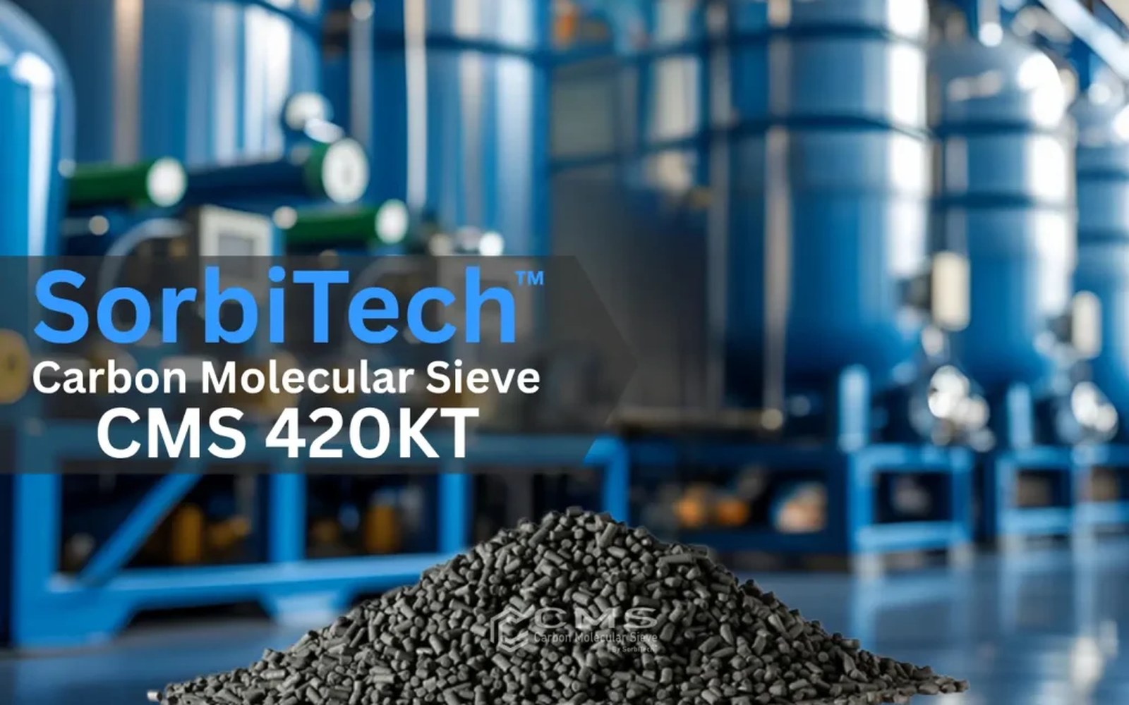 Carbon molecular sieve CMS 420KT pellets for high efficiency PSA, Snowstorm Filling compatible