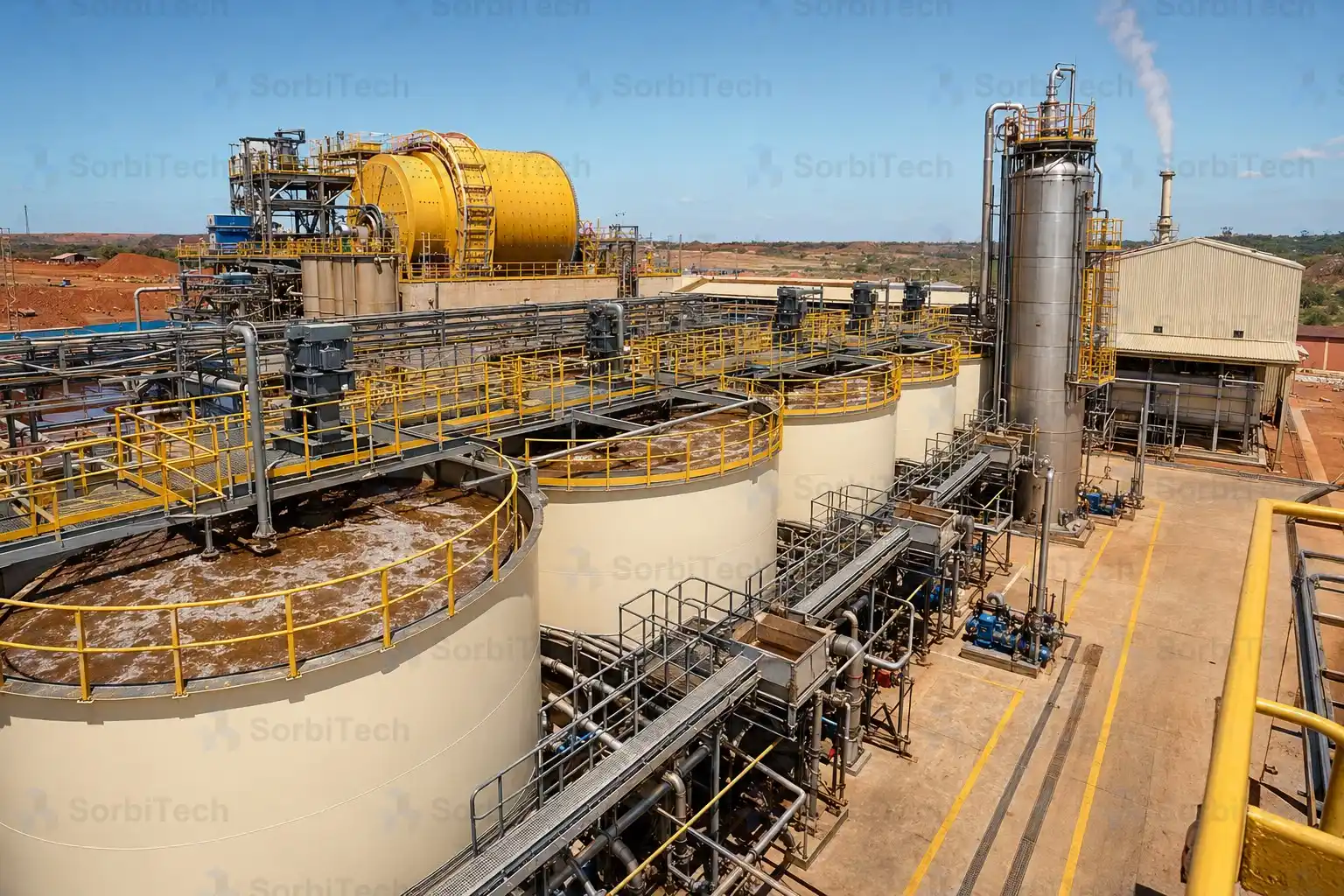 CIP CIL Gold Carbon Plant