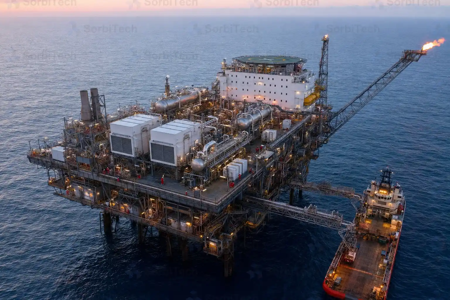 SorbiTech Oil Gas Offshore Platform Upstream Production