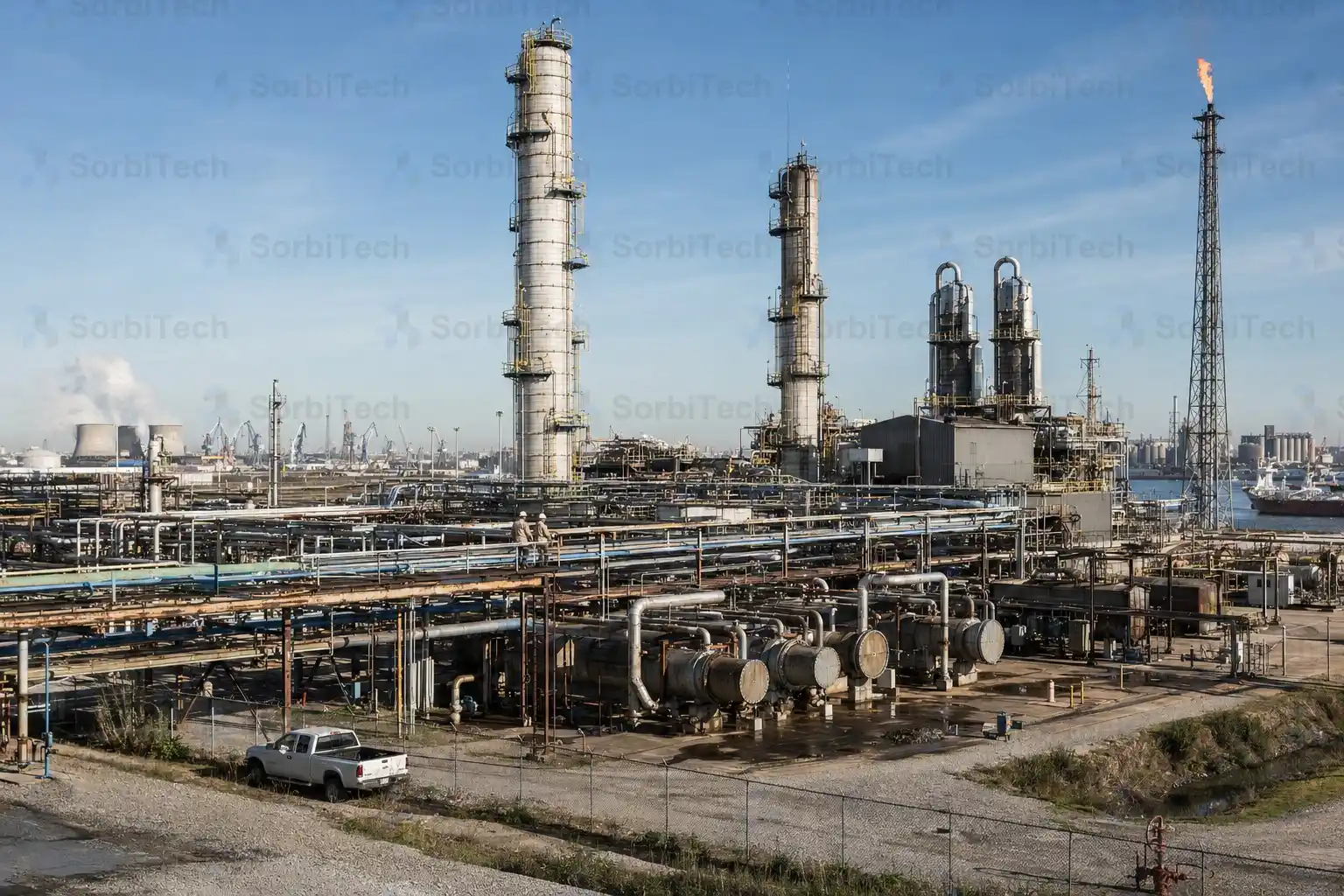 SorbiTech Petrochemicals Refining Integrated Cracker Complex Distillation Columns